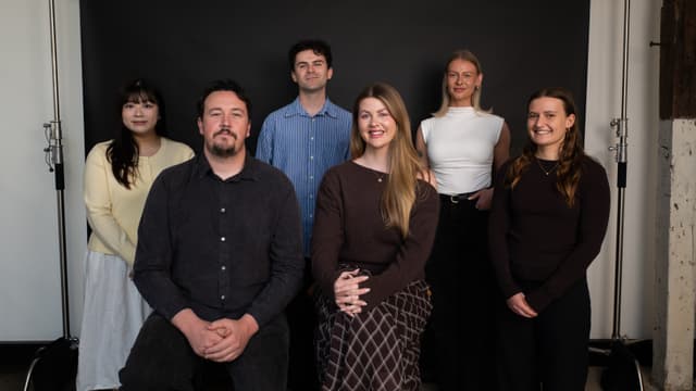 The Lucky Boy Agency team in their Collingwood studio.
