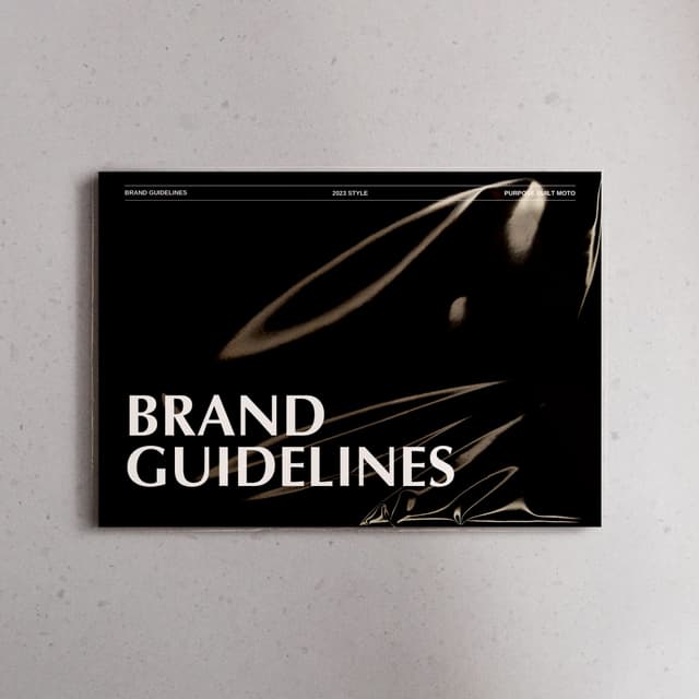 Brand identity system with packaging and applied collateral.