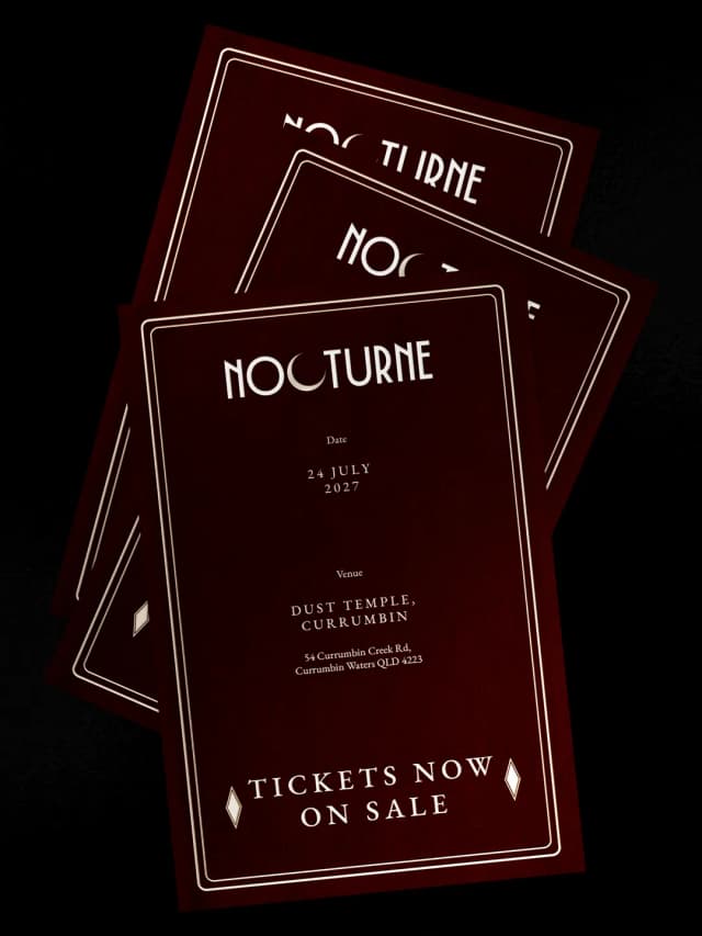 A Nocturne launch ad from the social set.