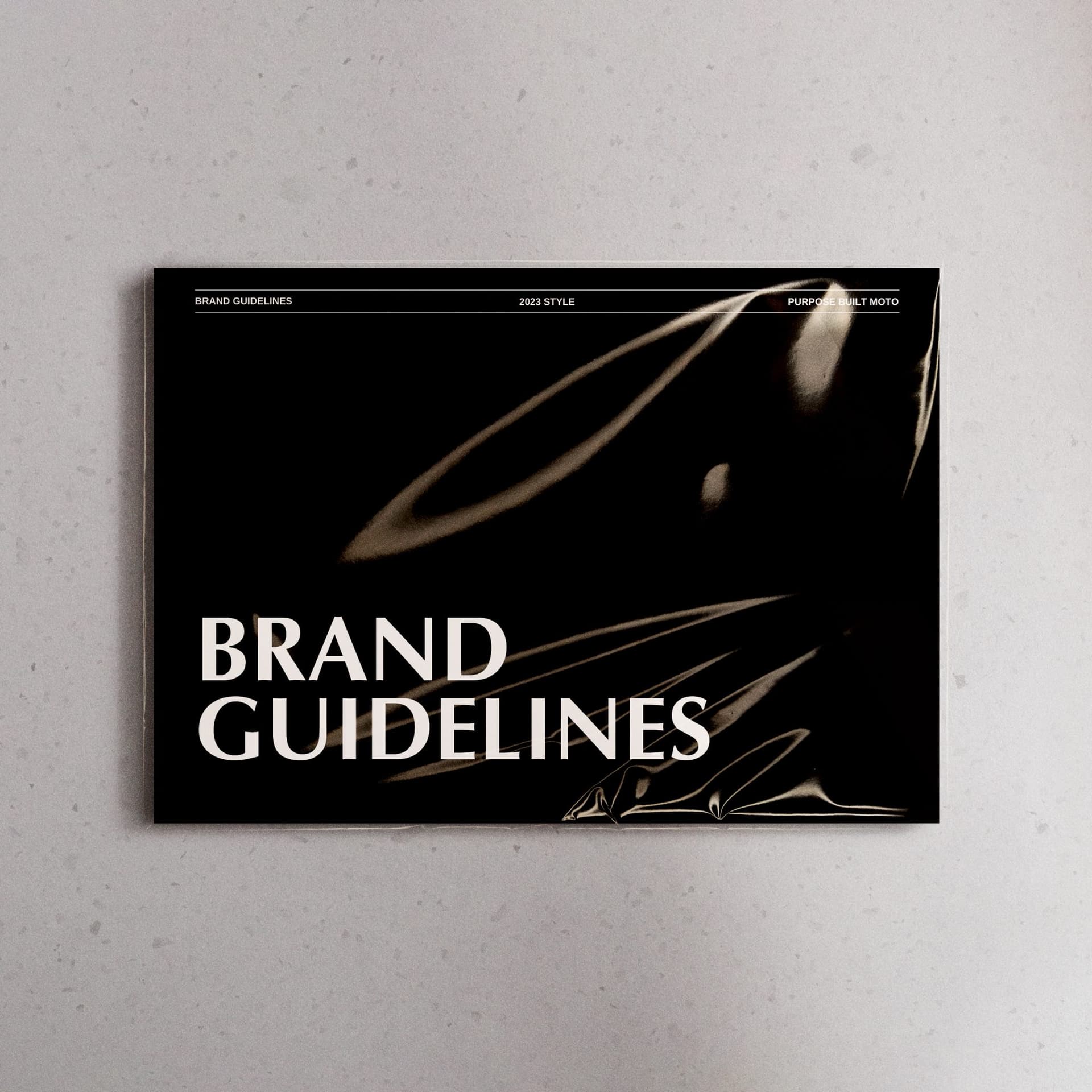 Brand identity system with packaging and applied collateral.