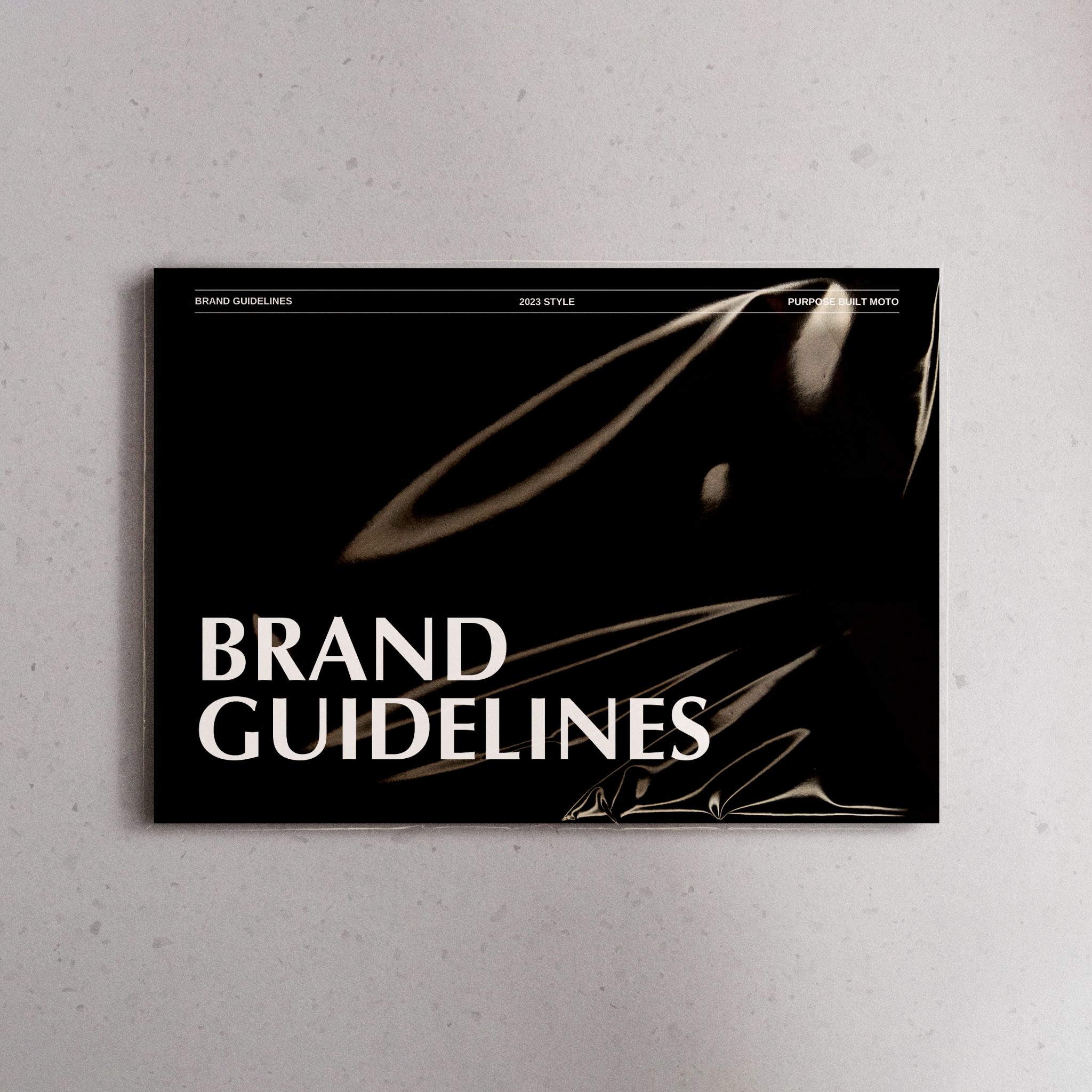 Brand identity system with packaging and applied collateral.