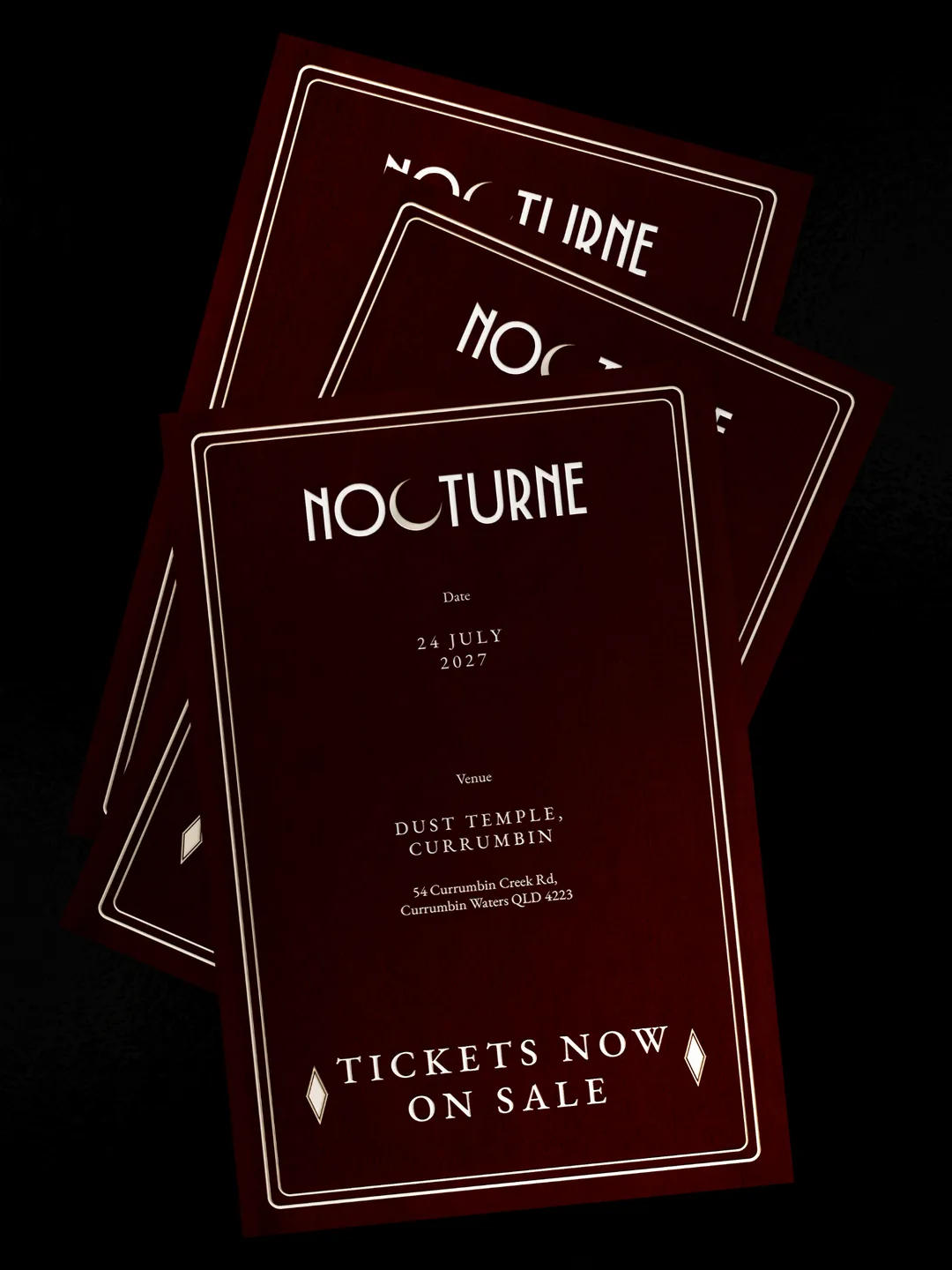 A Nocturne launch ad from the social set.
